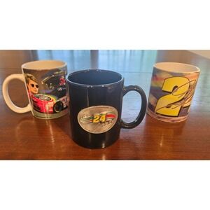 Vintage‎ Jeff Gordon Champion NASCAR Winston Cup Series Set of 3 Coffee Mug